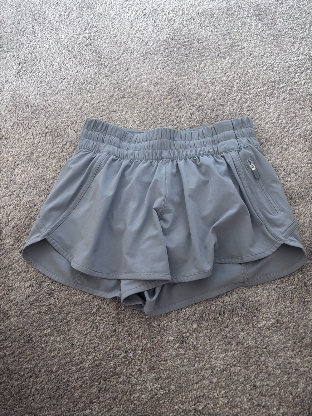 Women’s Athletic Shorts in Light Gray - Brand Unknown